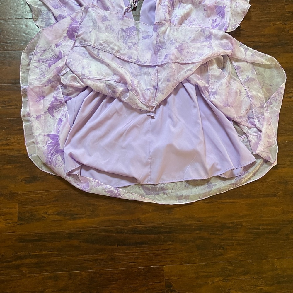 Fashion Nova Lilac Backless Dress Size X - Picture 12 of 13